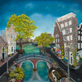 Drifting Through Amsterdam 10 x 10 Print