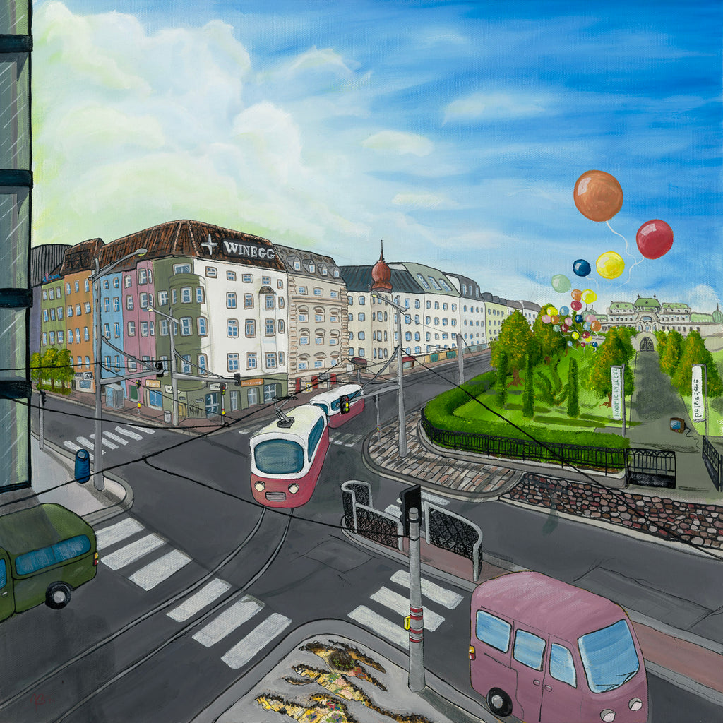 Walk About Vienna Photo Print